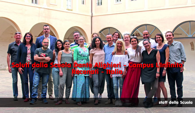 Staff della Scuola Dante Alighieri -  Campus L'Infinito